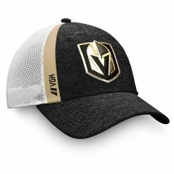VEGAS GOLDEN KNIGHTS FANATICS MEN'S AUTHENTIC PRO LOCKER ROOM STRUCTURED ADJUSTABLE MESH HAT -Jersey shop 200783 3