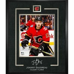 FRAMEWORTH JOHNNY GAUDREAU CALGARY FLAMES FRAMED REPLICA SIGNATURE - 16X20