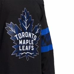 TORONTO MAPLE LEAFS X DREW HOUSE ADIDAS ADIZERO PRIMEGREEN AUTHENTIC BLACK REVERSIBLE THIRD JERSEY -Jersey shop ADIDAS AUTHENTIC TORONTO MAPLE LEAFS X DREW HOUSE ALTERNATE JERSEY SIX