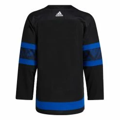TORONTO MAPLE LEAFS X DREW HOUSE ADIDAS ADIZERO PRIMEGREEN AUTHENTIC BLACK REVERSIBLE THIRD JERSEY -Jersey shop ADIDAS AUTHENTIC TORONTO MAPLE LEAFS X DREW HOUSE ALTERNATE JERSEY THREE