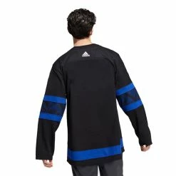 TORONTO MAPLE LEAFS X DREW HOUSE ADIDAS ADIZERO PRIMEGREEN AUTHENTIC BLACK REVERSIBLE THIRD JERSEY -Jersey shop ADIDAS AUTHENTIC TORONTO MAPLE LEAFS X DREW HOUSE ALTERNATE JERSEY TWELVE