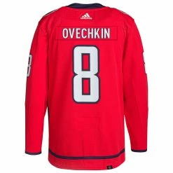 ALEX OVECHKIN WASHINGTON CAPITALS ADIDAS ADIZERO PRIMEGREEN AUTHENTIC RED HOME JERSEY
