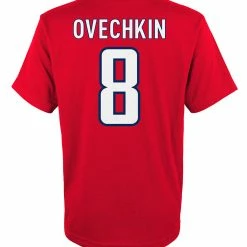 Outer Stuff ALEX OVECHKIN WASHINGTON CAPITALS TODDLER NAME AND NUMBER T SHIRT