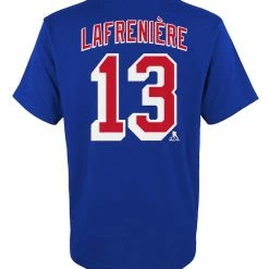 Outer Stuff ALEXIS LAFRENIERE NEW YORK RANGERS JUNIOR PLAYER T SHIRT