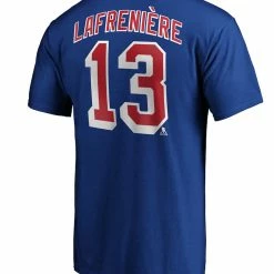 ALEXIS LAFRENIRE NEW YORK RANGERS FANATICS MEN'S NAME AND NUMBER T SHIRT