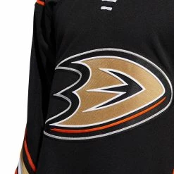 ANAHEIM DUCKS ADIDAS ADIZERO PRIMEGREEN AUTHENTIC BLACK HOME JERSEY -Jersey shop ANAHEIM DUCKS ADIDAS ADIZERO PRIMEGREEN AUTHENTIC BLACK HOME JERSEY LOGO CREST