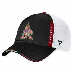 ARIZONA COYOTES FANATICS AUTHENTIC PRO 2022 NHL DRAFT STRUCTURED TRUCKER HAT