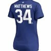 AUSTON MATTHEWS TORONTO MAPLE LEAFS FANATICS WOMEN'S NAME AND NUMBER T SHIRT -Jersey shop AUSTON MATTHEWS TORONTO MAPLE LEAFS FANATICS WOMEN S NAME AND NUMBER T SHIRT BACK