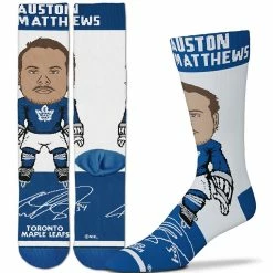 NSSI AUSTON MATTHEWS TORONTO MAPLE LEAFS ADULT SIGNING BONUS PLAYER SOCKS