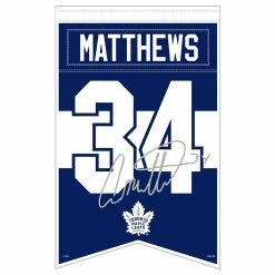Mustang AUSTON MATTHEWS TORONTO MAPLE LEAFS PLAYER BANNER