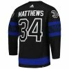 AUSTON MATTHEWS TORONTO MAPLE LEAFS X DREW HOUSE ADIDAS ADIZERO PRIMEGREEN AUTHENTIC BLACK REVERSIBLE THIRD JERSEY -Jersey shop AUSTON MATTHEWS TORONTO MAPLE LEAFS x DREW HOUSE ADIDAS ADIZERO PRIMEGREEN AUTHENTIC BLACK REVERSIBLE THIRD JERSEY BACK