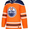 ADIDAS AUTHENTIC PRO EDMONTON OILERS ORANGE HOME JERSEY -Jersey shop Adidas Edmonton Oilers Home Jersey Front