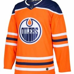 Jersey shop 26 ADIDAS AUTHENTIC PRO EDMONTON OILERS ORANGE HOME JERSEY
