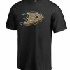 ANAHEIM DUCKS FANATICS MEN'S PRIMARY LOGO T SHIRT -Jersey shop Anaheim Ducks Fanatics Mens Primary Logo T Shirt Front min