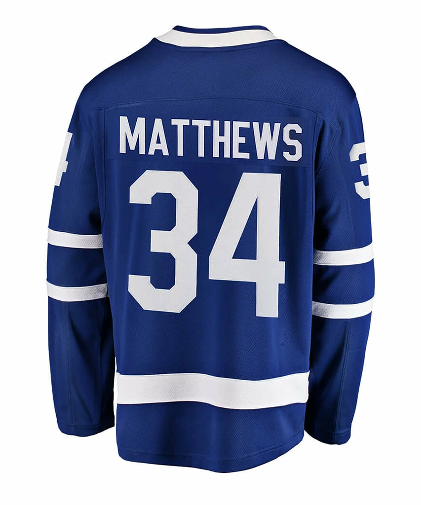 FANATICS TORONTO MAPLE LEAFS AUSTON MATTHEWS ADULT BREAKAWAY JERSEY 3 FANATICS TORONTO MAPLE LEAFS AUSTON MATTHEWS ADULT BREAKAWAY JERSEY