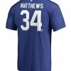 AUSTON MATTHEWS TORONTO MAPLE LEAFS FANATICS MEN'S NAME AND NUMBER T SHIRT