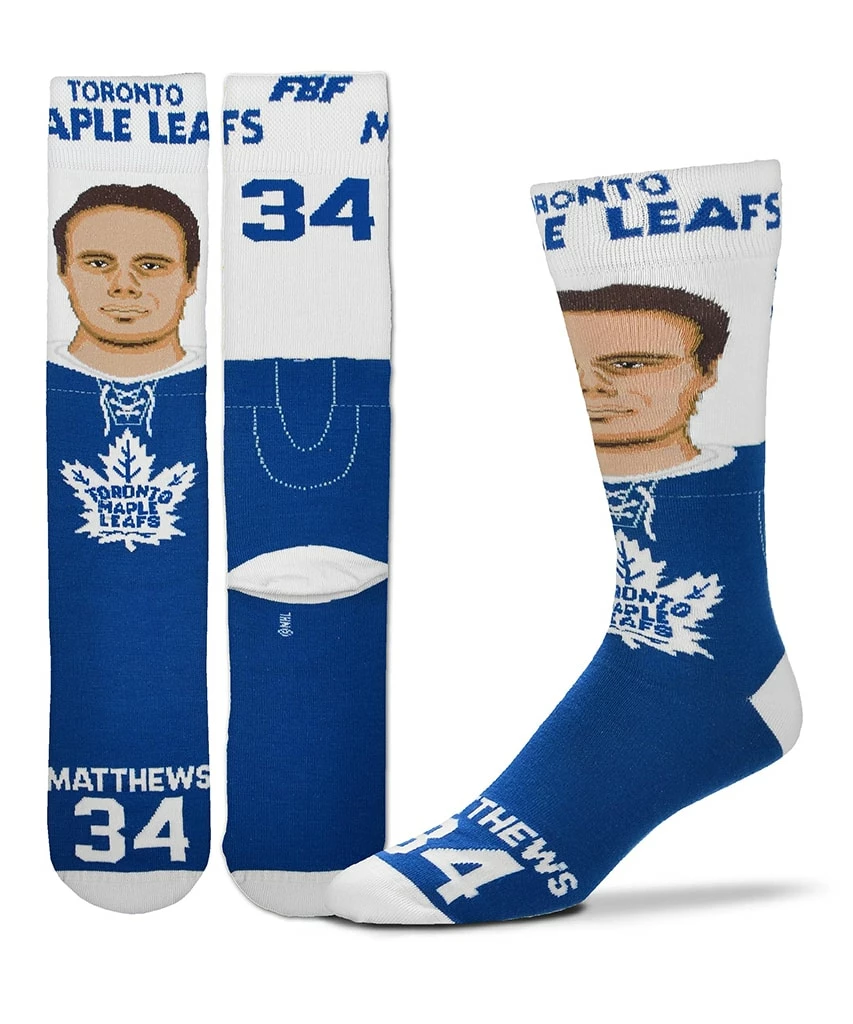 NSSI AUSTON MATTHEWS TORONTO MAPLE LEAFS NHL MUGS SOCKS 3 NSSI AUSTON MATTHEWS TORONTO MAPLE LEAFS NHL MUGS SOCKS