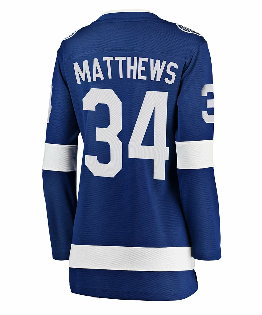 AUSTON MATTHEWS TORONTO MAPLE LEAFS FANATICS WOMEN'S BREAKAWAY JERSEY 3 AUSTON MATTHEWS TORONTO MAPLE LEAFS FANATICS WOMEN'S BREAKAWAY JERSEY