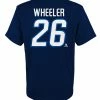 Outer Stuff BLAKE WHEELER WINNIPEG JETS KID'S NAME AND NUMBER T SHIRT -Jersey shop BLAKE WHEELER WINNIPEG JETS KID S NAME AND NUMBER T SHIRT BACK