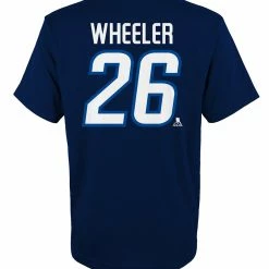 Outer Stuff BLAKE WHEELER WINNIPEG JETS KID'S NAME AND NUMBER T SHIRT