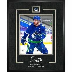FRAMEWORTH BO HORVAT VANCOUVER CANUCKS FRAMED REPLICA SIGNATURE - 16X20
