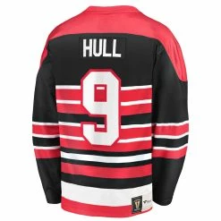 BOBBY HULL CHICAGO BLACKHAWKS FANATICS MEN'S HERITAGE BREAKAWAY JERSEY