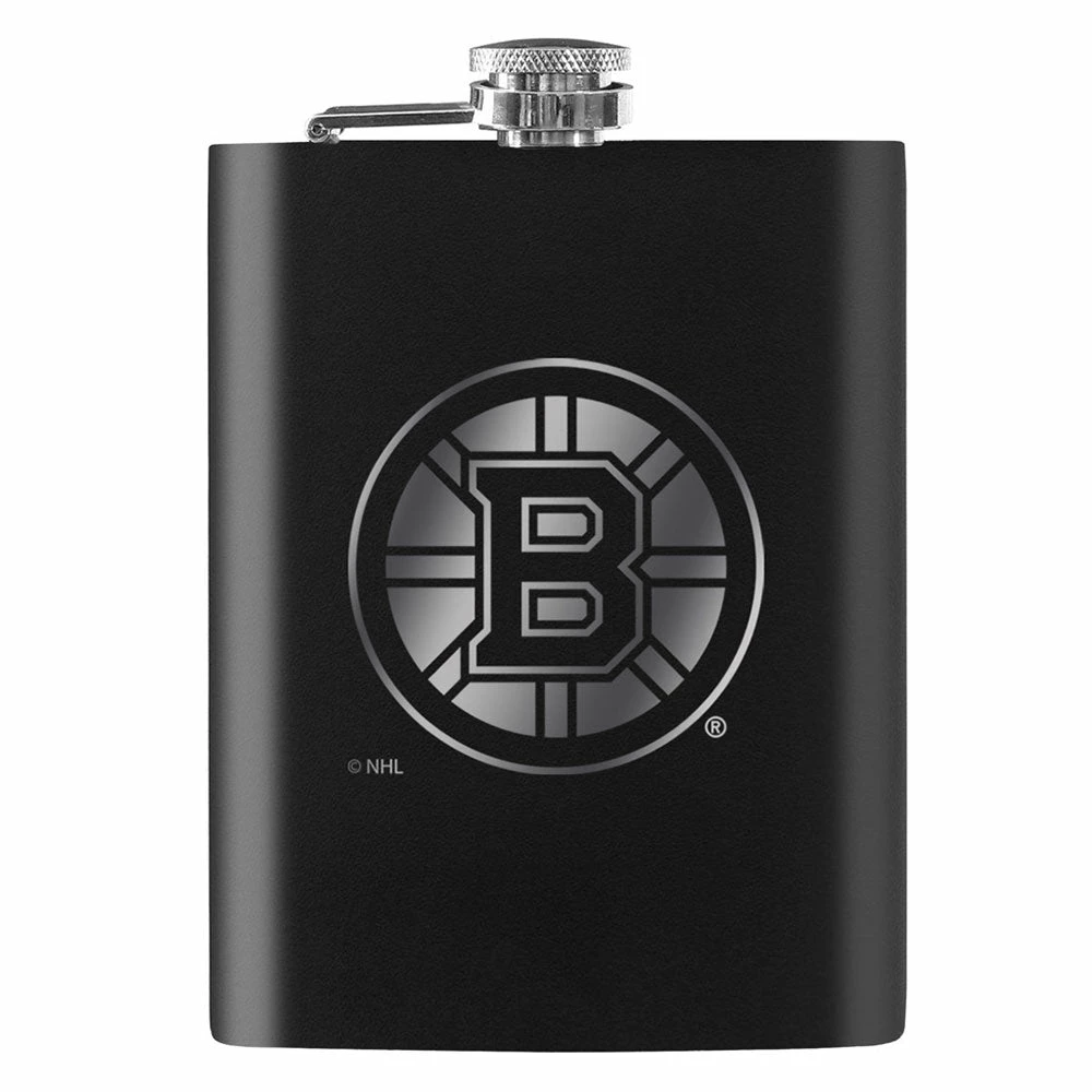 Mustang BOSTON BRUINS 8OZ FLASK - LASER ETCH 3 Mustang BOSTON BRUINS 8OZ FLASK - LASER ETCH