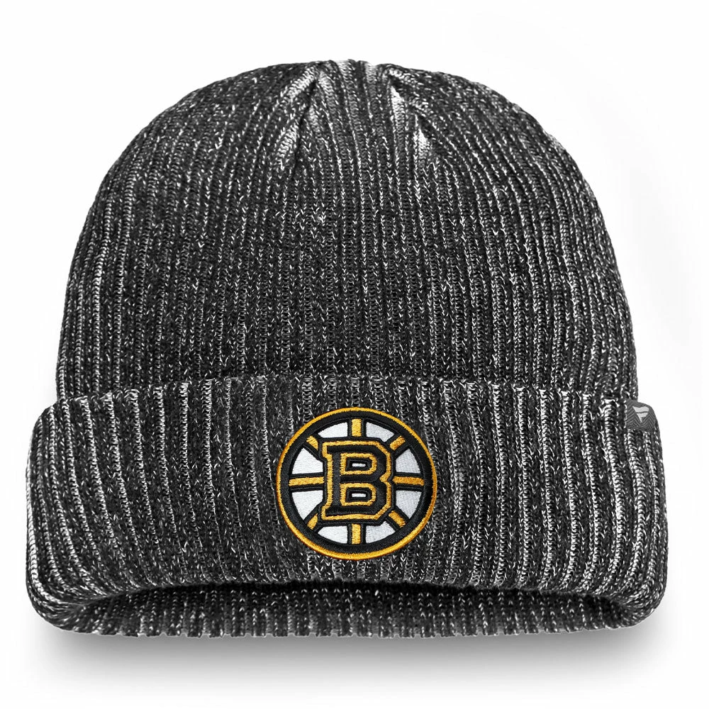 BOSTON BRUINS FANATICS MEN'S RINKSIDE CUFFED BEANIE TOQUE 3 BOSTON BRUINS FANATICS MEN'S RINKSIDE CUFFED BEANIE TOQUE