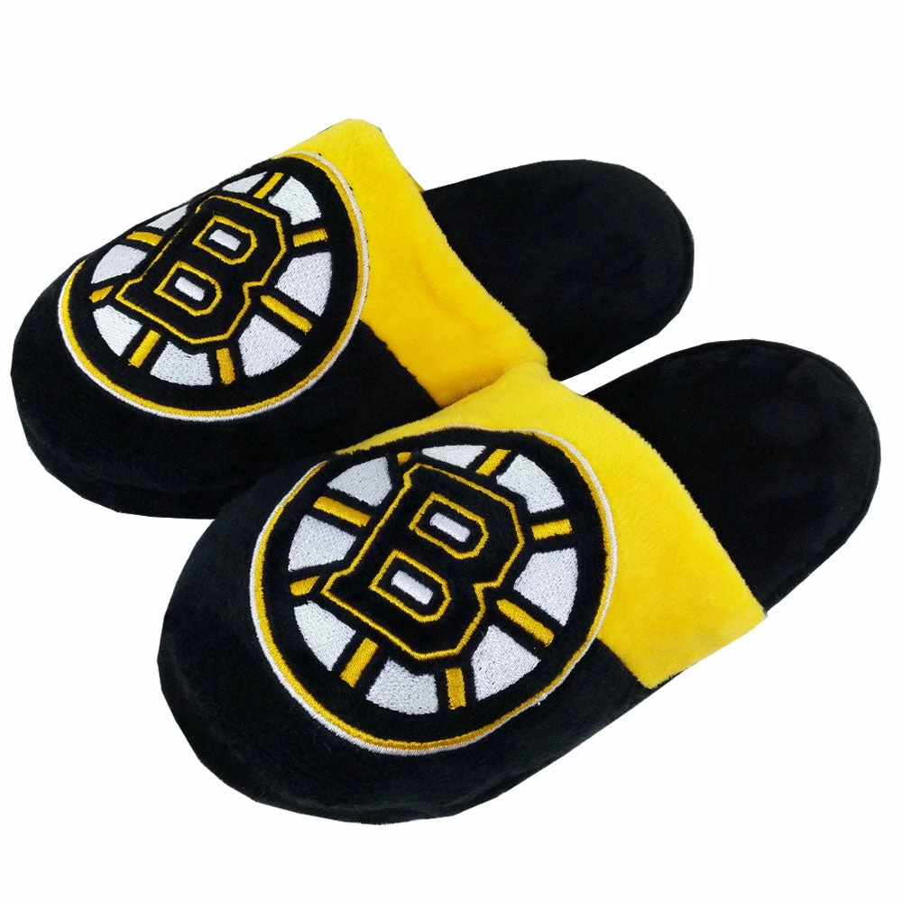 KDI BOSTON BRUINS KIDS BIG LOGO SLIPPERS 3 KDI BOSTON BRUINS KIDS BIG LOGO SLIPPERS