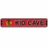BULLETIN CHICAGO BLACKHAWKS KID CAVE SIGN -Jersey shop BULLETIN CHICAGO BLACKHAWKS KID CAVE SIGN