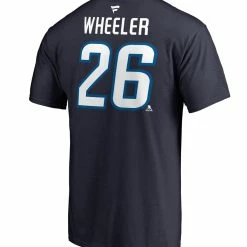 BLAKE WHEELER WINNIPEG JETS FANATICS MEN'S NAME AND NUMBER T SHIRT