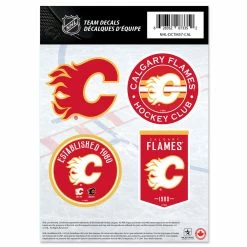 Mustang CALGARY FLAMES 5" X 7" MINI DECAL SET