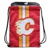 KDI CALGARY FLAMES DRAWSTRING LOGO BAG