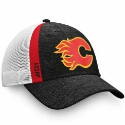 CALGARY FLAMES FANATICS MEN'S AUTHENTIC PRO LOCKER ROOM STRUCTURED ADJUSTABLE MESH HAT -Jersey shop CALGARY FLAMES FANATICS MEN S AP LOCKER ROOM STRUCTURED ADJUSTABLE MESH HAT RIGHT
