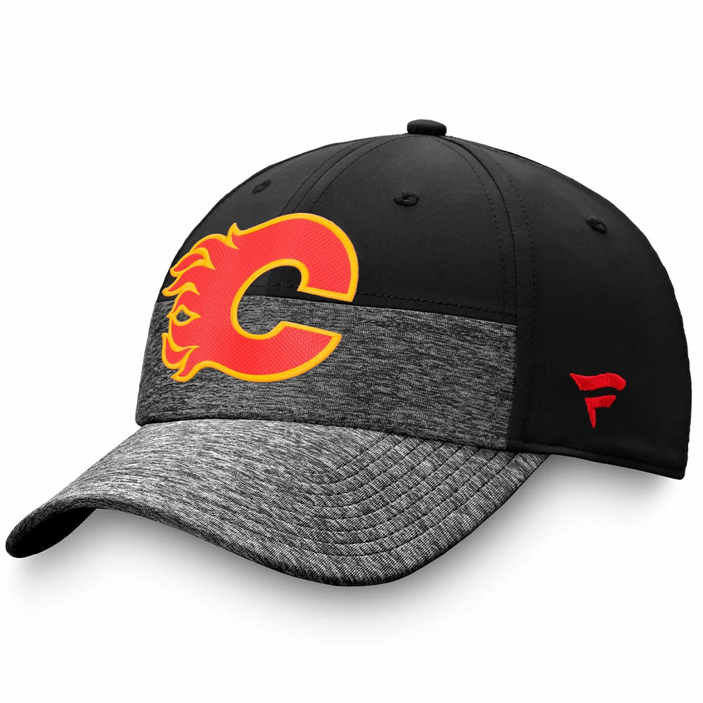 CALGARY FLAMES FANATICS MEN'S AUTHENTIC PRO LOCKER ROOM STRUCTURED STRETCH FLEX HAT 3 CALGARY FLAMES FANATICS MEN'S AUTHENTIC PRO LOCKER ROOM STRUCTURED STRETCH FLEX HAT
