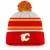 CALGARY FLAMES FANATICS MEN'S AUTHENTIC PRO DRAFT CUFF POM KNIT TOQUE -Jersey shop CALGARY FLAMES FANATICS MEN S AUTHENTIC PRO DRAFT CUFF POM KNIT TOQUE FRONT