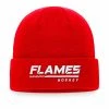 CALGARY FLAMES FANATICS MEN'S AUTHENTIC PRO LOCKER ROOM CUFF BEANIE TOQUE