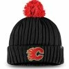 CALGARY FLAMES FANATICS MEN'S CUFFED BEANIE WITH POM TOQUE -Jersey shop CALGARY FLAMES FANATICS MEN S CUFFED BEANIE WITH POM TOQUE