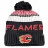 CALGARY FLAMES FANATICS MEN'S RINKSIDE GOALIE POM BEANIE TOQUE -Jersey shop CALGARY FLAMES FANATICS MEN S RINKSIDE GOALIE POM BEANIE TOQUE 195K 163202C 9NO
