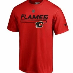 CALGARY FLAMES FANATICS MEN'S RINKSIDE PRIME T SHIRT