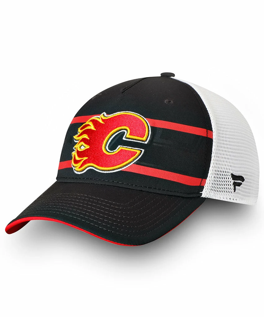 CALGARY FLAMES FANATICS MEN'S SECOND SEASON TRUCKER HAT 3 CALGARY FLAMES FANATICS MEN'S SECOND SEASON TRUCKER HAT