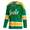 CALIFORNIA GOLDEN SEALS ADIDAS TEAM CLASSICS ADULT GREEN HOCKEY JERSEY 1 CALIFORNIA GOLDEN SEALS ADIDAS TEAM CLASSICS ADULT GREEN HOCKEY JERSEY -Jersey shop CALIFORNIA GOLDEN SEALS ADIDAS TEAM CLASSICS ADULT GREEN HOCKEY JERSEY front side