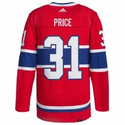 CAREY PRICE MONTREAL CANADIENS ADIDAS ADIZERO PRIMEGREEN AUTHENTIC RED HOME JERSEY