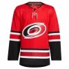 CAROLINA HURRICANES ADIDAS ADIZERO PRIMEGREEN AUTHENTIC RED HOME JERSEY -Jersey shop CAROLINA HURRICANES ADIDAS ADIZERO PRIMEGREEN AUTHENTIC RED HOME JERSEY FRONT
