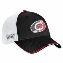CAROLINA HURRICANES FANATICS AUTHENTIC PRO 2022 NHL DRAFT STRUCTURED TRUCKER HAT -Jersey shop CAROLINA HURRICANES FANATICS AUTHENTIC PRO 2022 NHL DRAFT STRUCTURED TRUCKER HAT TWO
