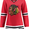 FANATICS CHICAGO BLACKHAWKS WOMENS BREAKAWAY JERSEY -Jersey shop CBL W FRONT HOME