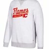ADIDAS CALGARY FLAMES CCM MEN'S FINISHED FLEECE CREW SHIRT -Jersey shop CC4904