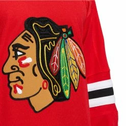 CHICAGO BLACKHAWKS ADIDAS ADIZERO PRIMEGREEN AUTHENTIC RED HOME JERSEY -Jersey shop CHICAGO BLACKHAWKS ADIDAS ADIZERO PRIMEGREEN AUTHENTIC RED HOME JERSEY LOGO CREST