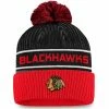 CHICAGO BLACKHAWKS FANATICS MEN'S AUTHENTIC PRO LOCKER ROOM BEANIE CUFF POM TOQUE 1 CHICAGO BLACKHAWKS FANATICS MEN'S AUTHENTIC PRO LOCKER ROOM BEANIE CUFF POM TOQUE -Jersey shop CHICAGO BLACKHAWKS FANATICS MEN S AP LOCKER ROOM BEANIE CUFF POM TOQUE FRONT