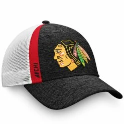 CHICAGO BLACKHAWKS FANATICS MEN'S AUTHENTIC PRO LOCKER ROOM STRUCTURED ADJUSTABLE MESH HAT -Jersey shop CHICAGO BLACKHAWKS FANATICS MEN S AP LOCKER ROOM STRUCTURED ADJUSTABLE MESH HAT RIGHT